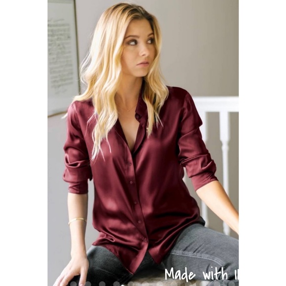 Lafayette 148 New York Tops - NWOT Lafayette 148 silk shirt Sz 6
